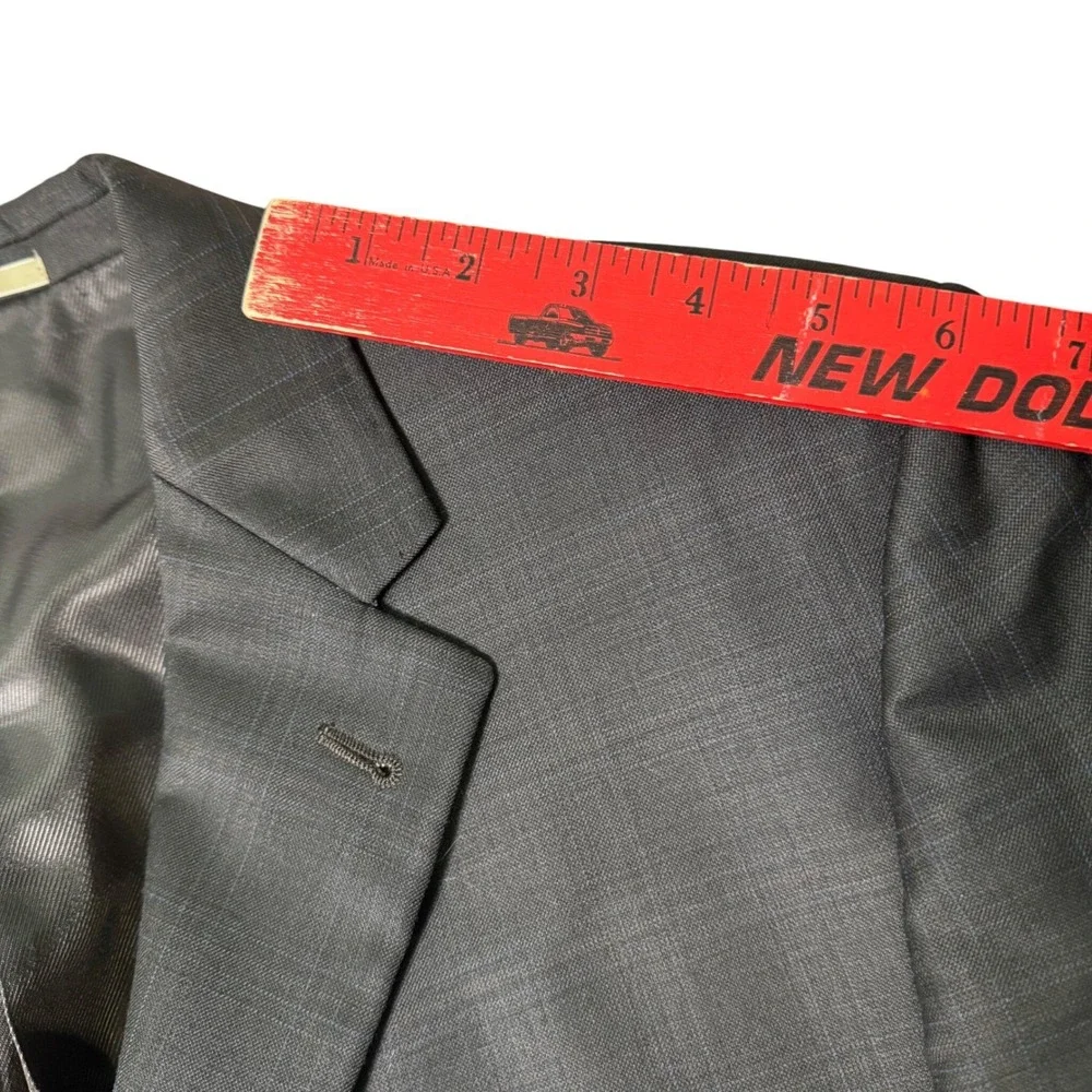 Burberry London Kensington Wool Plaid Men's Sport Coat Size 42L Blazer